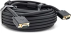 Кабель VEGGIEG VG-15 VGA 3+6, 15 м, male to male (папа-папа), OD-8.0 мм, 2 феррита (YT-VGA(M)/(M)3+6VG-15)
