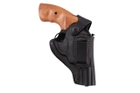Кобура Beneks для Револьвер 3" поясная формованная с клипсой кожа Черная - изображение 2