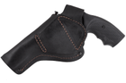 Кобура Beneks для Револьвера 4 формованная с клипсой Кожа Черная - изображение 2