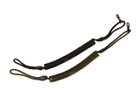 Шнур страховочный витой короткая Петля-карабин Паракорд Олива 985 - изображение 2