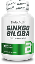 Натуральная добавка BioTech Ginkgo Biloba 90 таблеток