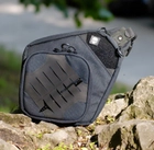 Тактична сумка для прихованого носіння Scout Tactical EDC ambidexter bag black + органайзер і кобура в комплекті - зображення 3