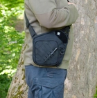 Тактическая сумка для скрытого ношения Scout Tactical EDC ambidexter bag black + органайзер и кобура в комплекте - изображение 5