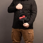 Тактическая сумка для скрытого ношения Scout Tactical EDC ambidexter bag black + органайзер и кобура в комплекте - изображение 6