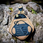 Тактична сумка для прихованого носіння Scout Tactical EDC ambidexter bag coyot/black + органайзер і кобура в комплекті - зображення 3