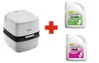 Біотуалет Thetford Porta Potti 165 , портативний плюс набір рідини B-Fresh Green + B-Fresh Pink ,THETFORD, 2л+2 л