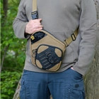 Тактична сумка для прихованого носіння Scout Tactical EDC ambidexter bag coyot/black + органайзер і кобура в комплекті - зображення 10