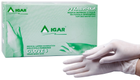 Перчатки медицинские латексные смотровые нестерильные опудренные IGAR (белые) 100шт XL - изображение 1