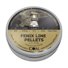 Пульки Coal Fenix Line 4,5 мм 500 шт/уп (FX450) - изображение 1