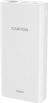 УМБ Canyon Power Bank 20000 mAh PB-2001 White (CNE-CPB2001W)