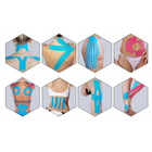 Кинезио тейп спортивний бежевий на плече Sports Therapy Kinesiology Tape, 5 см х 5 м - зображення 4