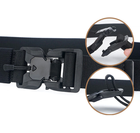 Ремень тактический Assault Belt YD888 с магнитной пряжкой 140 см Black - изображение 5