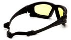Тактические очки Pyramex I-Force slim amber желтые - изображение 5