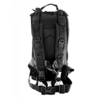 Тактический военный штурмовой походный рюкзак Molle Assault 20L вместительный и универсальный рюкзак Black - изображение 4