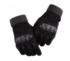 Тактические перчатки полнопалые Oakley L черный (662) - изображение 2