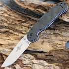 Нож складной Ontario RAT-1 D2 Carbon (8867CF) - изображение 3