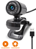 Веб камера 640×480 PC Digital Camera Чёрная для компьютера ноутбука обучения на прищепке поворотная