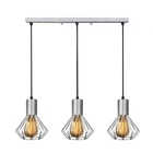 Светильник лофт MSK Electric Diadem подвесной на планке хром NL 2215-3 CR