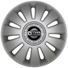Автомобильные колпаки Kenguru Rex Nissan серые R15 (комплект 4 шт)