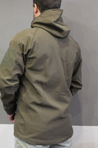 Тактическая куртка Tactic с капюшоном софтшелл Оливковый размер XS (5000HO-XS) - изображение 3