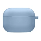 Силиконовый футляр Epik с микрофиброй для наушников Airpods Pro Голубой / Lilac Blue