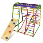 Спортивный комплекс детский Baby Sport SB ЮнгаPlus 6 130х124х132 см дерево Разноцветный (ЮнгаPlus 6)