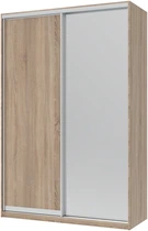 Шкаф купе Сити Лайт Doros Дуб сонома 1 ДСП / 1 Зеркало 150х60х225 см (42002039)