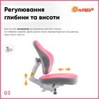 Дитяче крісло ErgoKids Mio Classic Pink (Y-405 KP) - зображення 5