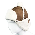 Шапка Вушанка Дублянка Beani'qe Lapel Клапті 35х28 см Коричневий (21090)