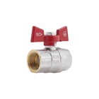 Кран шаровой SD Plus 3/4" ВР для воды (бабочка) SD602NW20PN40