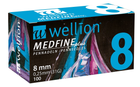 Голки інсулінові Wellion Medfine 8мм, 31G - Велліон Медфайн 8мм - зображення 1