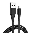 Дата кабель USB 2.0 AM to Micro 5P 1.0m black ColorWay (CW-CBUM025-BK)