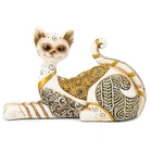 Статуэтка ArtDeco "Золотая кошка" 22 см 18933-019