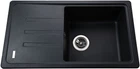Кухонна мийка граніт GLOBUS LUX Lugano 780х435 чорний металік