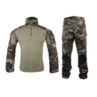 Комплект уніформи Emerson G2 Combat Uniform коричнево-зелений камуфляж L 2000000059556 - зображення 1