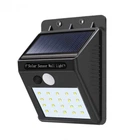 Уличный LED фонарь Solar Motion Sensor Light На солнечной батарее с датчиком движения 20 Led (4466SS)