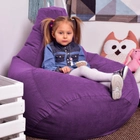 Кресло Мешок Груша Велюр размер Стандарт+ Студия Комфорта Фиолетовый - изображение 5