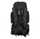 Тактический туристический каркасный походный рюкзак Over Earth модель 615 на 80 литров Black - изображение 2