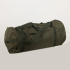 Рюкзак сумка большая туристическая дорожная влагозащитная прорезиненная TREND олива на 90 литров с Oxford 600 Flat 0060 - изображение 1