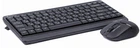 Комплект A4tech Fstyler FG1112 бездротовий (клавіатура+миша) Black USB
