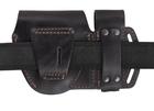 Чехол двойной под магазин ПМ наручники чехол для наручников подсумок для магазина ПМ кожаный черный MS - изображение 2