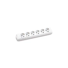Колодка для удлинителя Panasonic X-tendia із заземленням 6 гнізд (WLTB04602GR-UA)
