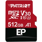 Карта пам'яті microSDXC (UHS-1 U3) Patriot EP Series 512Gb class 10 V30 (R-100MB/s, W-80MB/s) (adapter SD) (PEF512GEP31MCX)