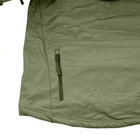 Тактическая куртка софтшелл с капюшоном на флисе спецформа военная Green размер L (F_4255-27072) - изображение 6