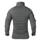 Сорочка тактична кофта з довгим рукавом армійська A655 Gray 2XL (F_4256-18502) - зображення 2