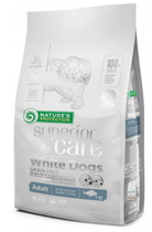 Сухой беззерновой корм для собак Nature's Protection Superior Care White Dogs Grain Free Adult Small and Mini Breeds With white fish