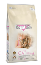 Сухой корм для кошек BonaCibo Light & Sterilized для стерилизованных с мясом курицы, анчоусами и рисом