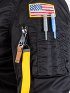 Куртка лётная мужская MIL-TEC Sturm Flight Jacket Top Gun Aie Force 10430302 3XL Black (2000980537426) - изображение 6
