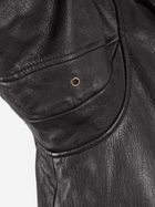 Куртка лётная кожанная MIL-TEC Sturm Flight Jacket Top Gun Leather with Fur Collar 10470002 2XL Black (2000980537303) - изображение 9
