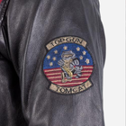 Куртка льотна шкіряна MIL-TEC Sturm Flight Jacket Top Gun Leather with Fur Collar 10470002 S Black (2000980537334) - зображення 7